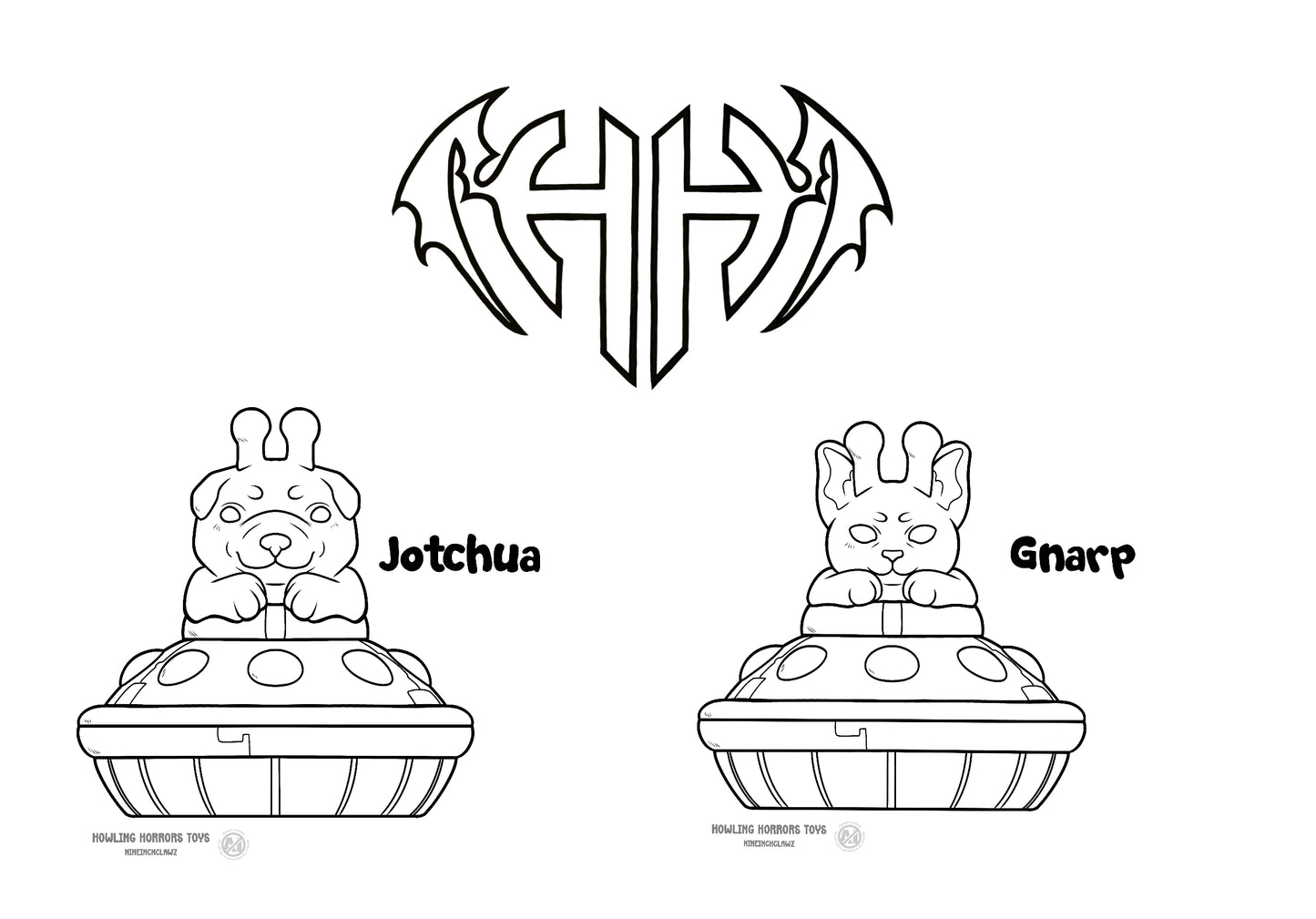 Jotchua & Gnarp Small Custom Squishies