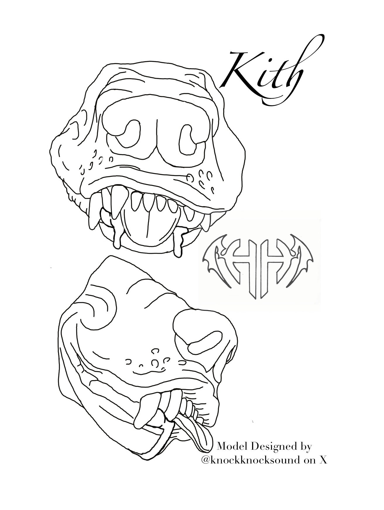 Kith Medium with Drool Custom